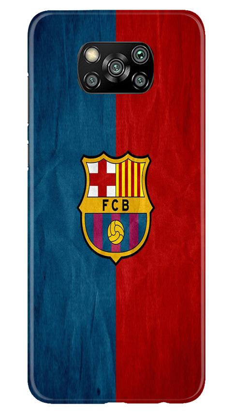 FCB Football Case for Poco X3 Pro  (Design - 123)