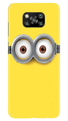 Minions Mobile Back Case for Poco X3  (Design - 128)