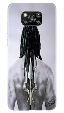 Lord Shiva Mobile Back Case for Poco X3 Pro  (Design - 135)