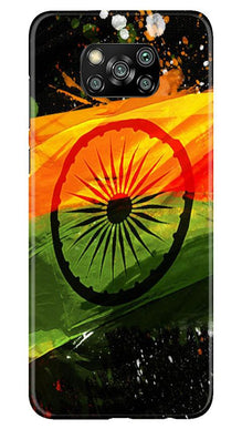 Indian Flag Mobile Back Case for Poco X3 Pro  (Design - 137)