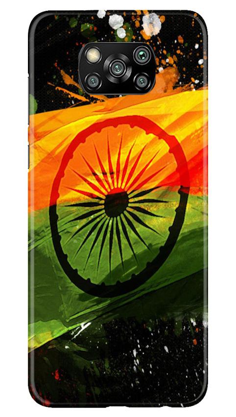 Indian Flag Case for Poco X3(Design - 137)