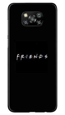 Friends Mobile Back Case for Poco X3 Pro  (Design - 143)