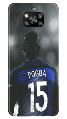 Pogba Mobile Back Case for Poco X3  (Design - 159)
