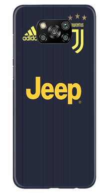 Jeep Juventus Mobile Back Case for Poco X3  (Design - 161)
