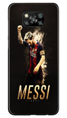 Messi Mobile Back Case for Poco X3  (Design - 163)