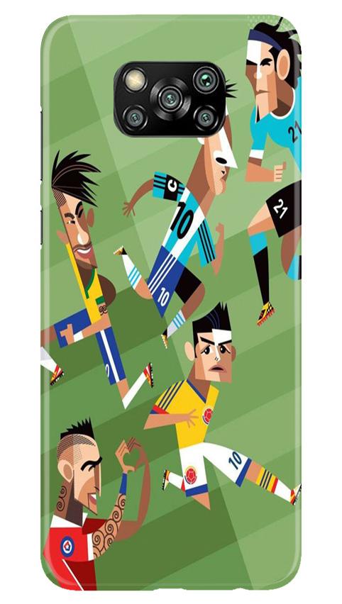 Football Case for Poco X3 Pro  (Design - 166)