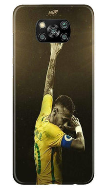 Neymar Jr Mobile Back Case for Poco X3  (Design - 168)