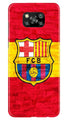 FCB Football Case for Poco X3  (Design - 174)