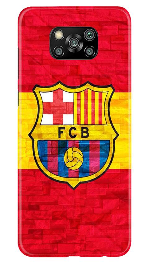 FCB Football Case for Poco X3 Pro  (Design - 174)
