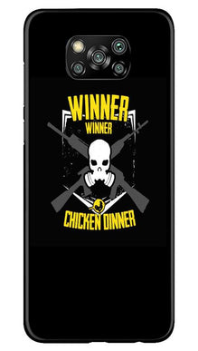 Winner Winner Chicken Dinner Mobile Back Case for Poco X3 Pro  (Design - 178)