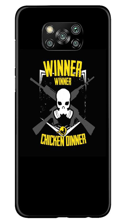 Winner Winner Chicken Dinner Case for Poco X3  (Design - 178)