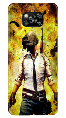 Pubg Mobile Back Case for Poco X3  (Design - 180)