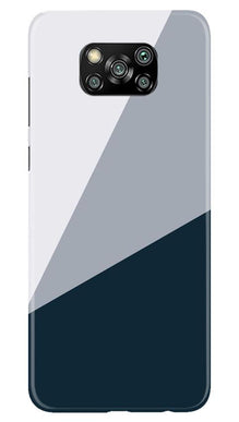 Blue Shade Mobile Back Case for Poco X3 Pro (Design - 182)