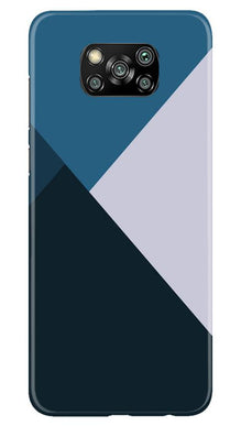 Blue Shades Mobile Back Case for Poco X3 Pro (Design - 188)