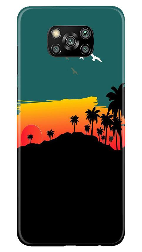Sky Trees Case for Poco X3 (Design - 191)