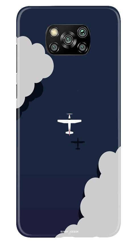 Clouds Plane Case for Poco X3 Pro (Design - 196)