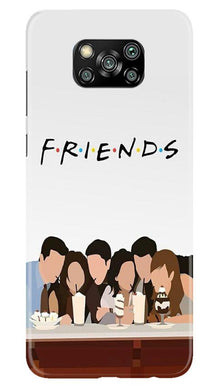 Friends Mobile Back Case for Poco X3 (Design - 200)