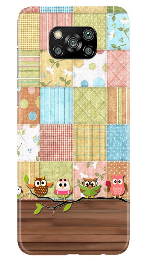 Owls Case for Poco X3 (Design - 202)