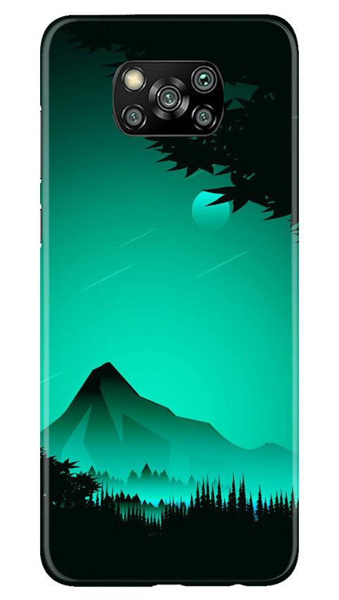 Moon Mountain Case for Poco X3 (Design - 204)