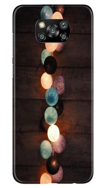 Party Lights Mobile Back Case for Poco X3 Pro (Design - 209)