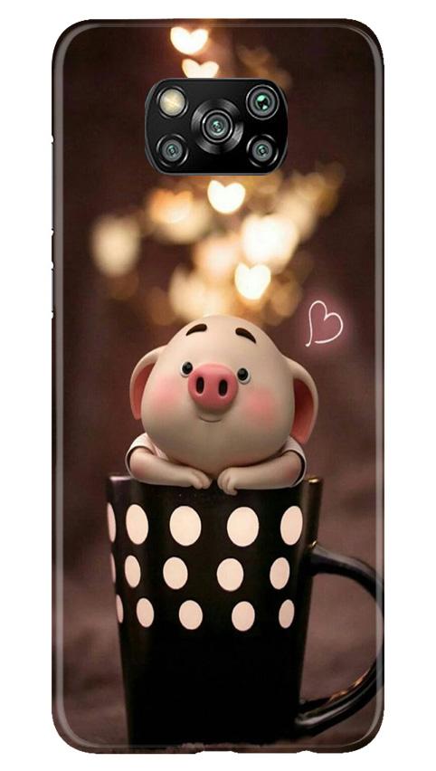 Cute Bunny Case for Poco X3 (Design No. 213)