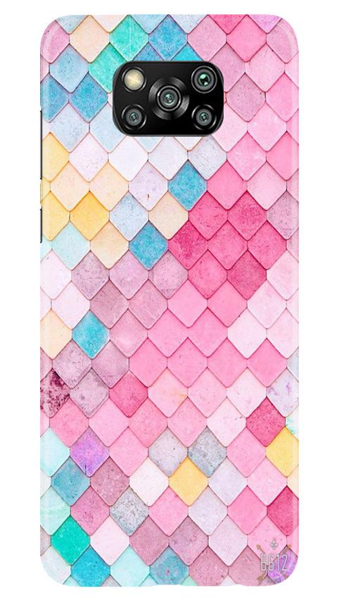 Pink Pattern Case for Poco X3 Pro (Design No. 215)