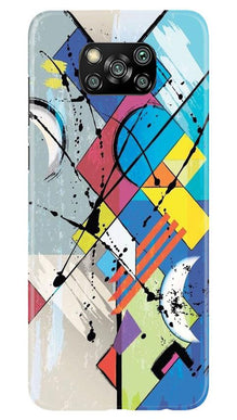 Modern Art Mobile Back Case for Poco X3 Pro (Design - 235)