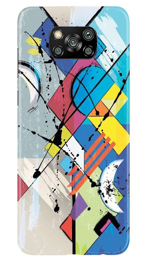 Modern Art Case for Poco X3 Pro (Design No. 235)