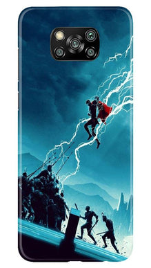Thor Avengers Mobile Back Case for Poco X3 Pro (Design - 243)