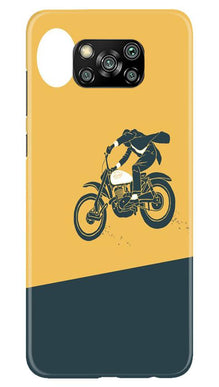 Bike Lovers Mobile Back Case for Poco X3 Pro (Design - 256)