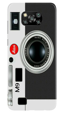 Camera Mobile Back Case for Poco X3 (Design - 257)