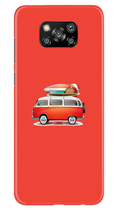 Travel Bus Case for Poco X3 Pro (Design No. 258)