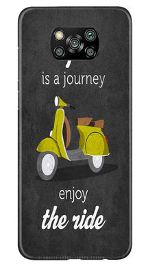 Life is a Journey Mobile Back Case for Poco X3 Pro (Design - 261)