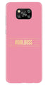 Girl Boss Pink Case for Poco X3 (Design No. 263)