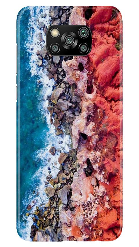 Sea Shore Case for Poco X3 (Design No. 273)