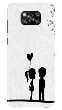 Cute Kid Couple Mobile Back Case for Poco X3 (Design - 283)