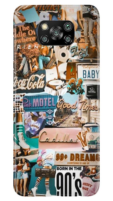 Vintage Design Case for Poco X3 (Design No. 284)
