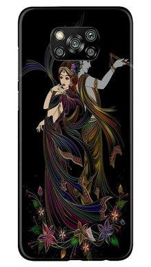 Radha Krishna Mobile Back Case for Poco X3 (Design - 290)