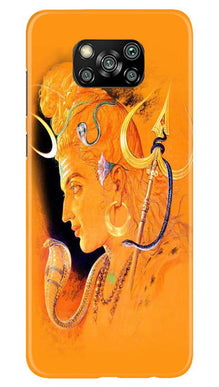 Lord Shiva Mobile Back Case for Poco X3 (Design - 293)