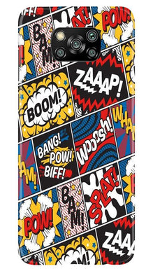 Boom Mobile Back Case for Poco X3 Pro (Design - 302)