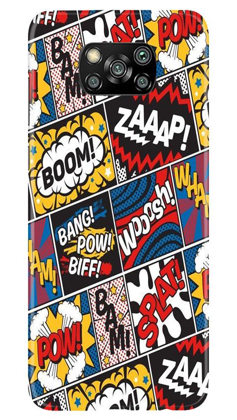 Boom Mobile Back Case for Poco X3 Pro (Design - 302)