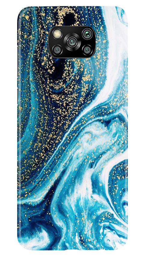 Marble Texture Mobile Back Case for Poco X3 Pro (Design - 308)
