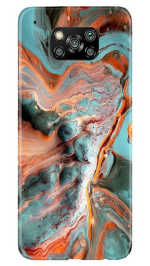 Marble Texture Mobile Back Case for Poco X3 (Design - 309)