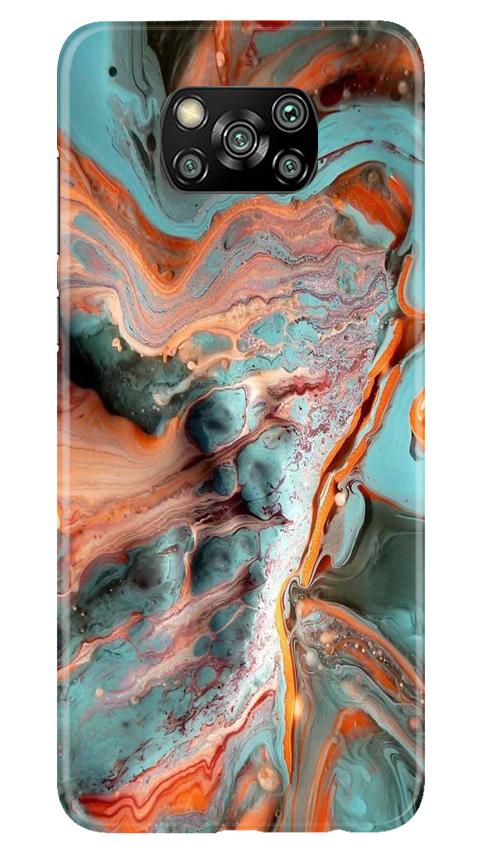 Marble Texture Mobile Back Case for Poco X3 Pro (Design - 309)