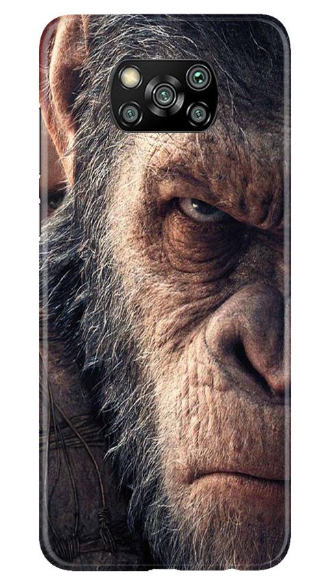 Angry Ape Mobile Back Case for Poco X3 (Design - 316)