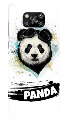 Panda Mobile Back Case for Poco X3 (Design - 319)