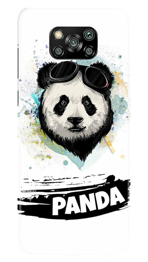 Panda Mobile Back Case for Poco X3 Pro (Design - 319)