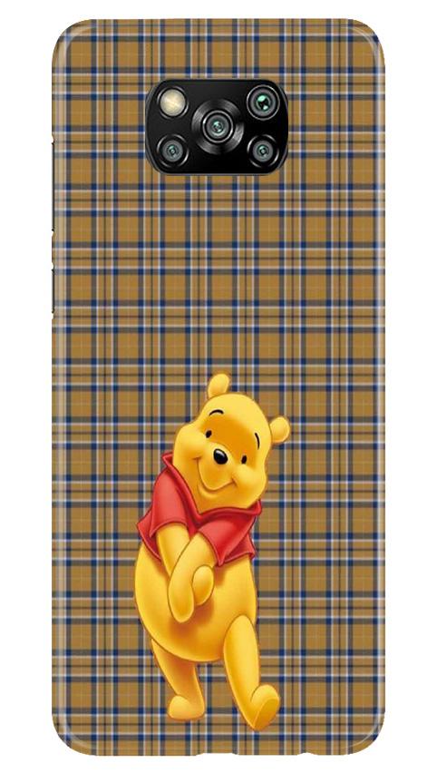 Pooh Mobile Back Case for Poco X3 (Design - 321)