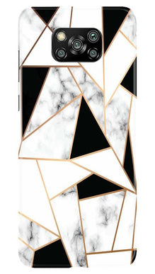 Marble Texture Mobile Back Case for Poco X3 (Design - 322)