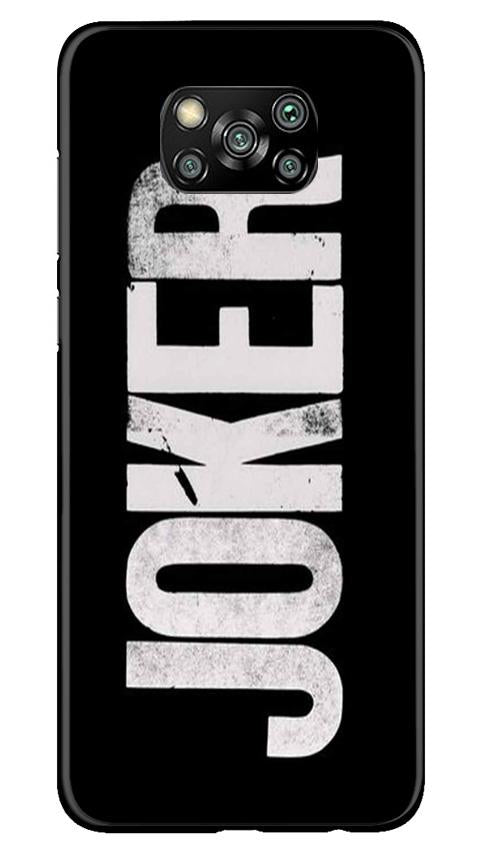 Joker Mobile Back Case for Poco X3 (Design - 327)